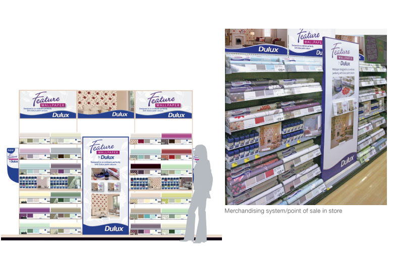 dulux feature wallpaper