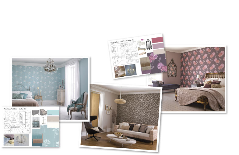 dulux feature wallpaper