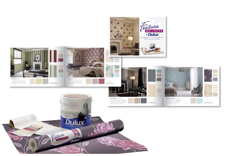 dulux feature wallpaper